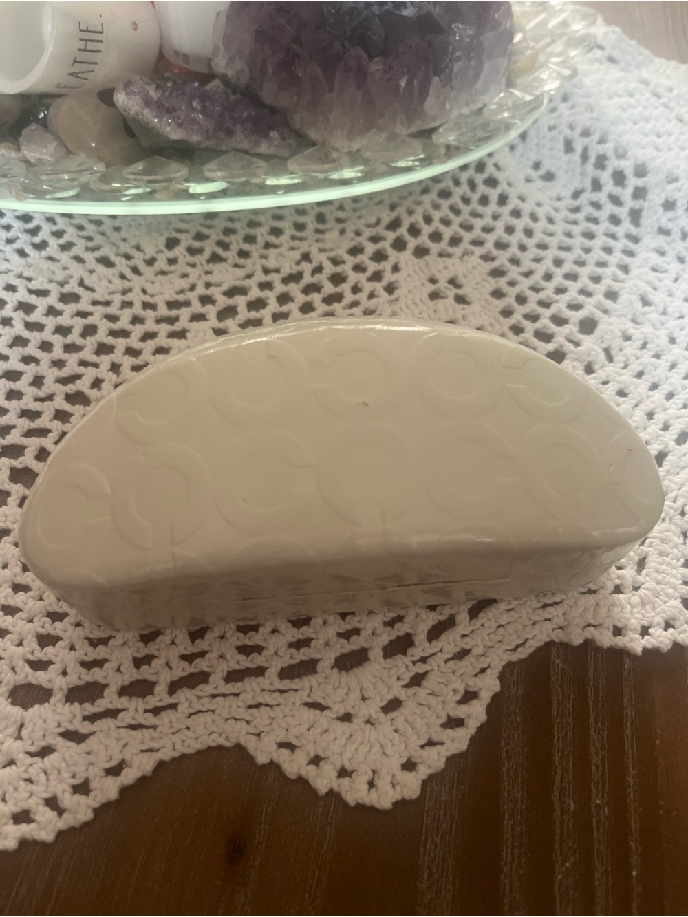 Y2K Coach Black Sunglasses with Cream Signature Case - Picture 5 of 6